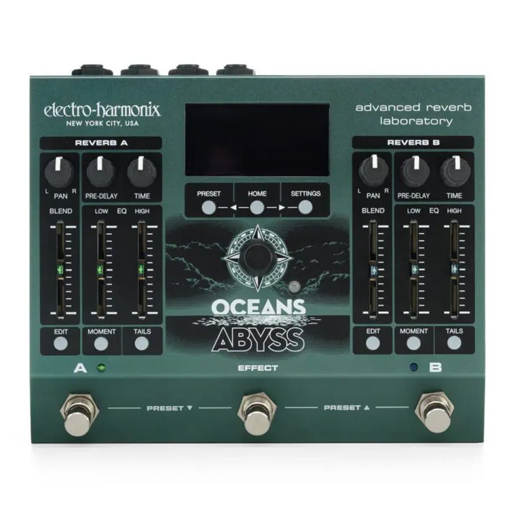 Electro-Harmonix Oceans Abyss Advanced Reverb Laboratory Pedal Effects Pedals Sky Music