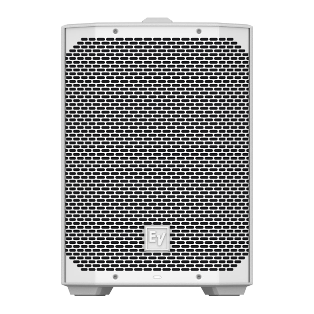 Electro Voice Everse 8 Weatherised Battery-Powered Loudspeaker with Bluetooth® Audio and Control in White PA Speakers Sky Music