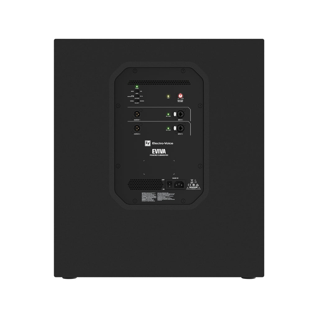 Electro-Voice EVIVA 18SP 1000-watt 18-inch Portable Powered Subwoofer Speakers Sky Music