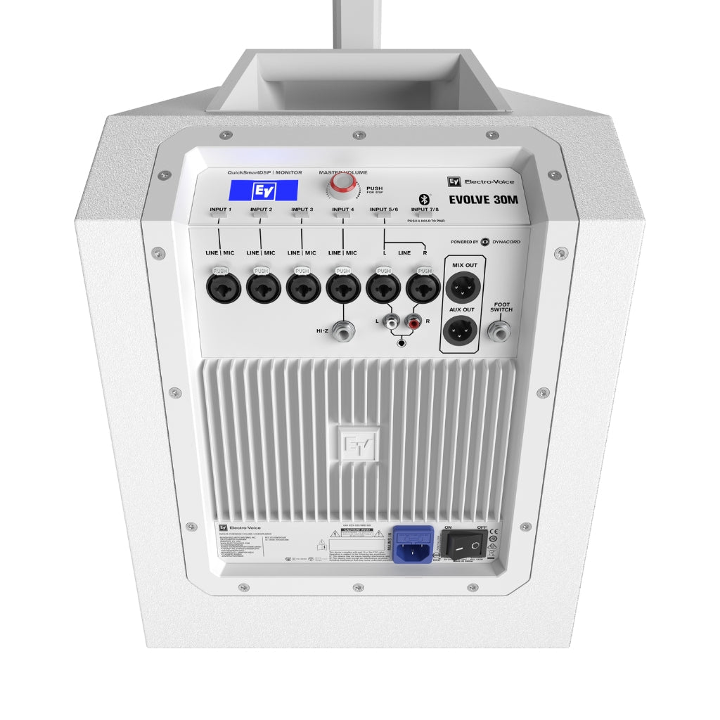 Electro-Voice Evolve 30M Portable Column PA System - White PA Systems & Speakers Sky Music