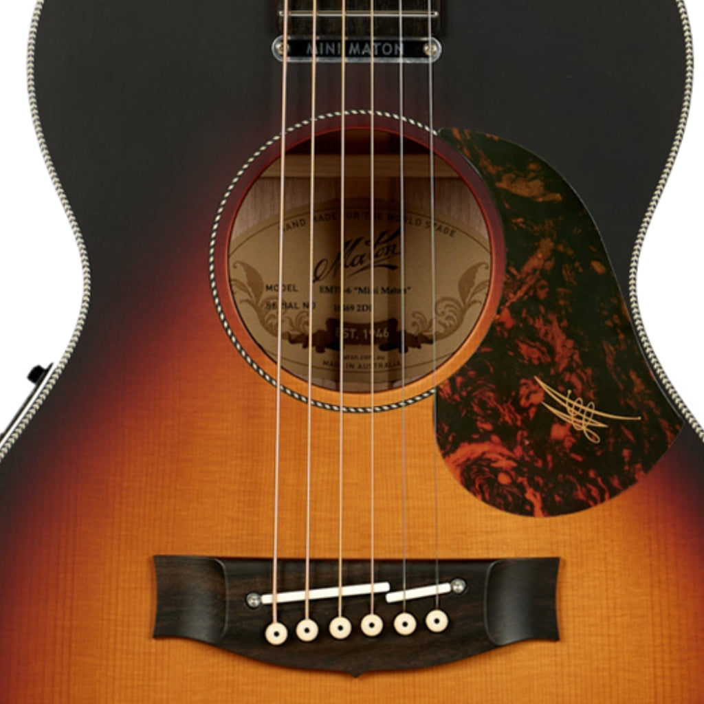 Maton - Mini Troubadour Acoustic Guitar - Tobacco Sunburst