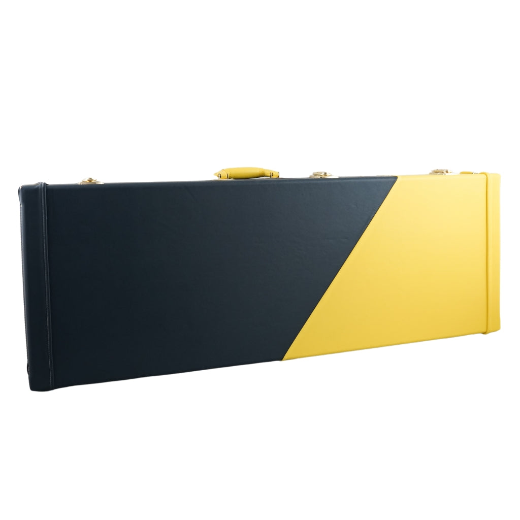 Sky 2 Tone Electric Guitar Hard Case Blue & Yellow with Black Interior
