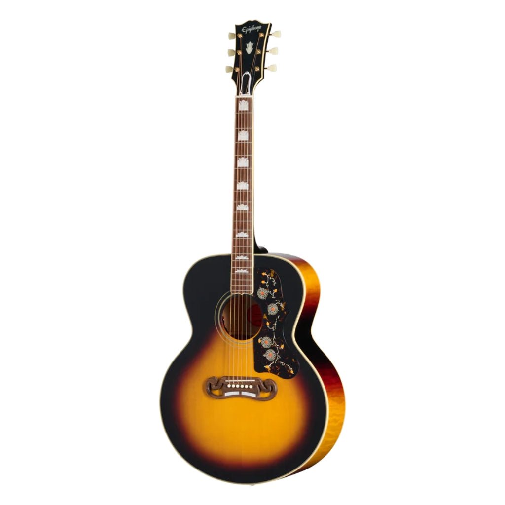 Epiphone 1957 SJ-200 Reissue Acoustic-Electric Guitar - Vintage Sunburst Acoustic Guitars Sky Music