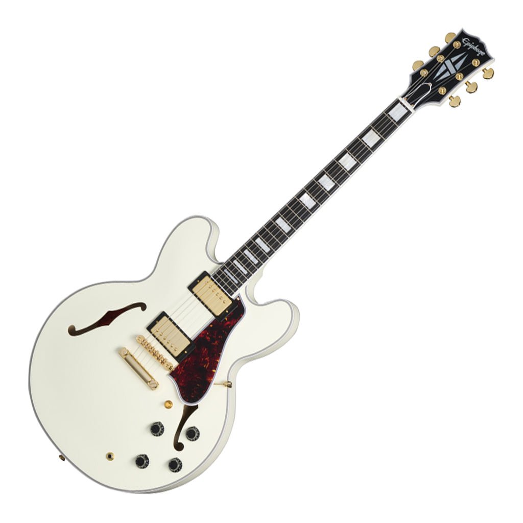 Epiphone 1959 ES355 Classic White with Hardcase Electric Guitars Sky Music