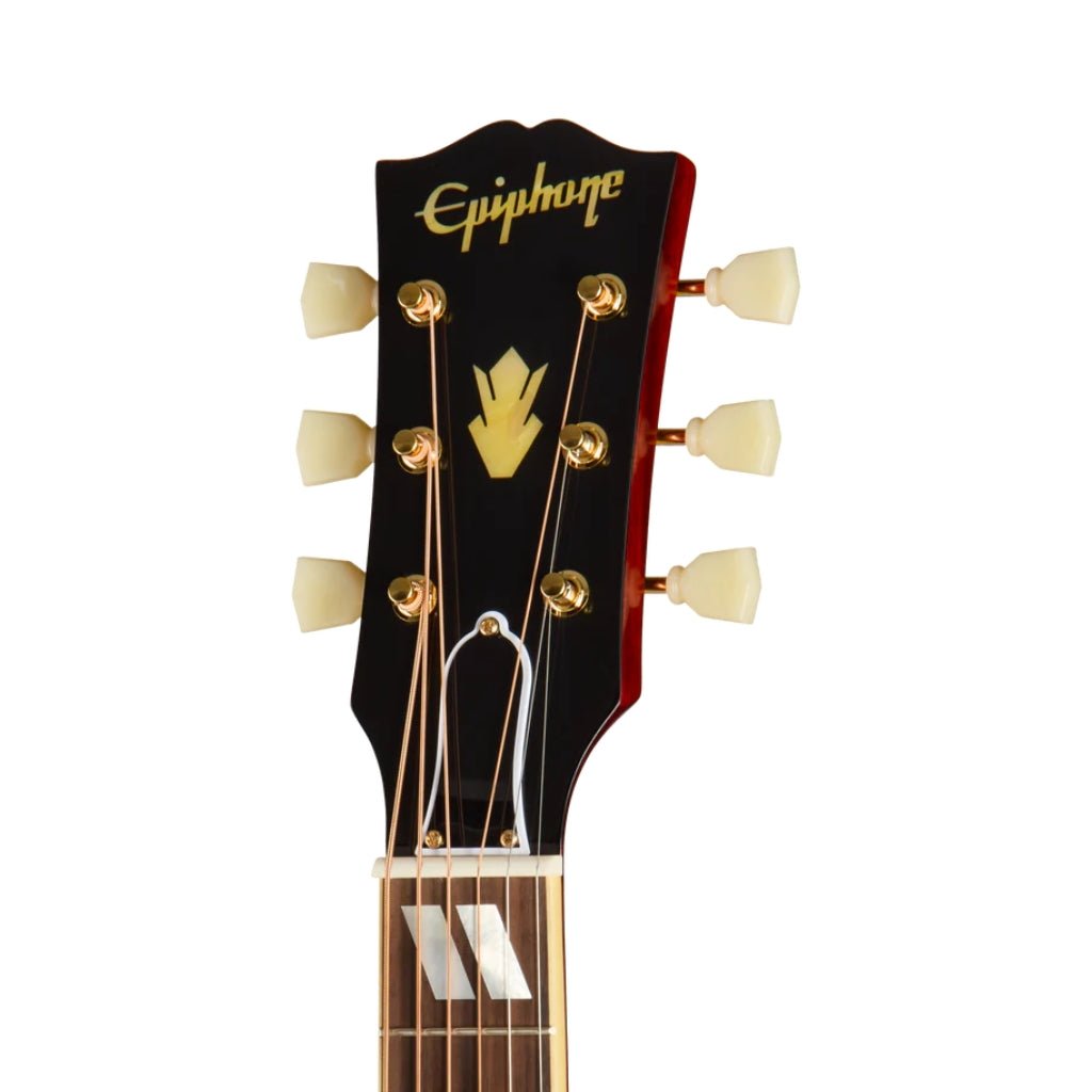 Epiphone 1960 Hummingbird Reissue Acoustic/Electric Guitar - Heritage Cherry Sunburst Acoustic Guitars Sky Music