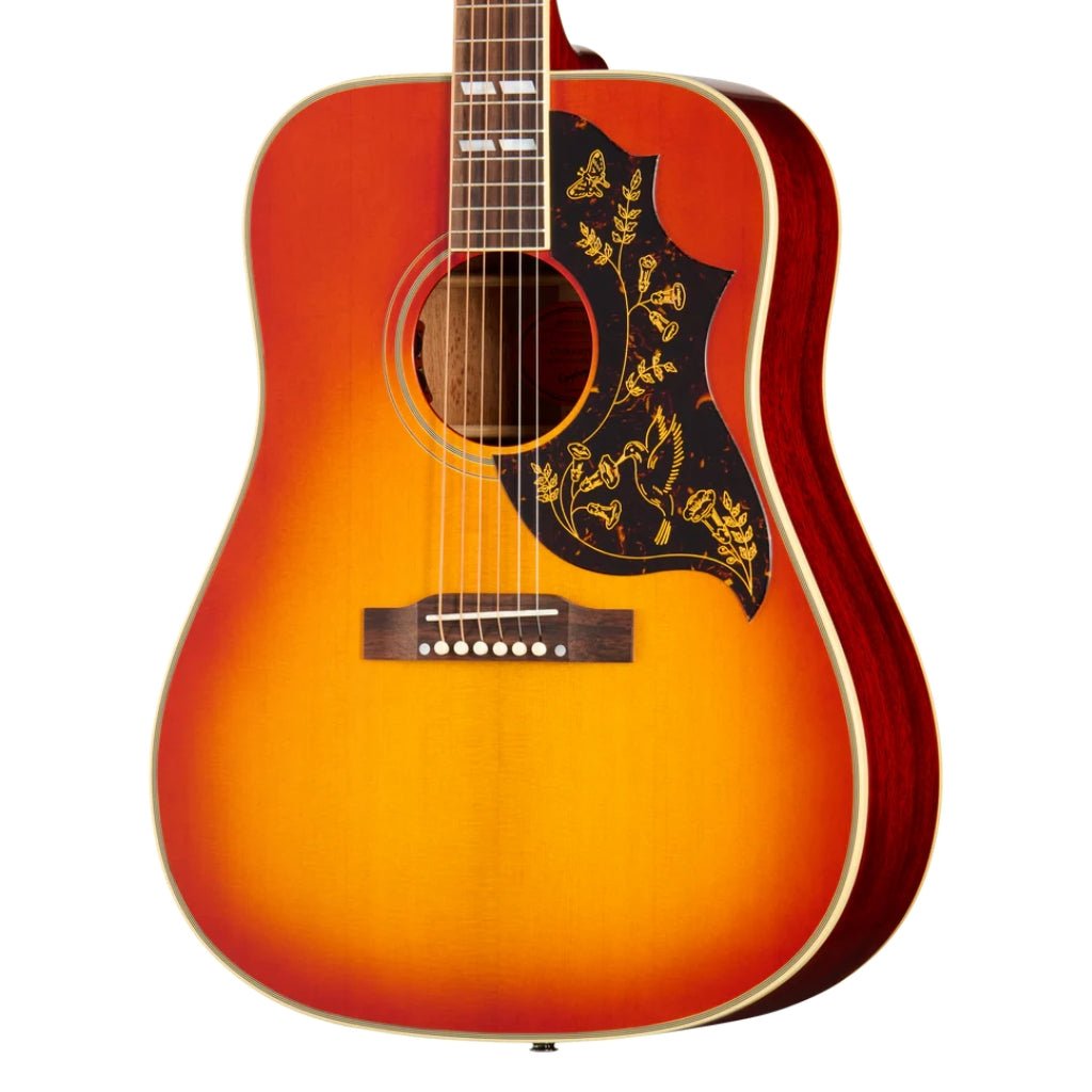 Epiphone 1960 Hummingbird Reissue Acoustic/Electric Guitar - Heritage Cherry Sunburst Acoustic Guitars Sky Music