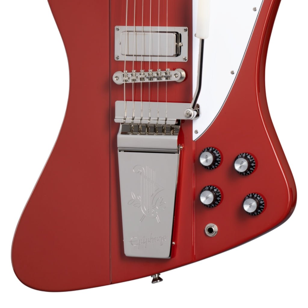 Epiphone 1963 Firebird V Maestro In Case Ember Red Electric Guitars Sky Music