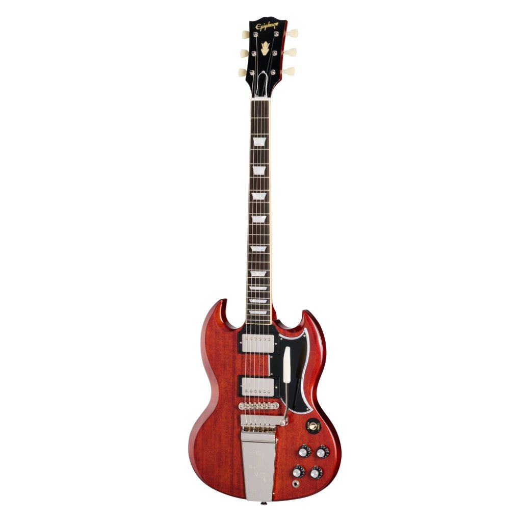 Epiphone 1964 SG Standard Reissue with Maestro Vibrola Electric Guitar - Cherry Red Electric Guitars Sky Music