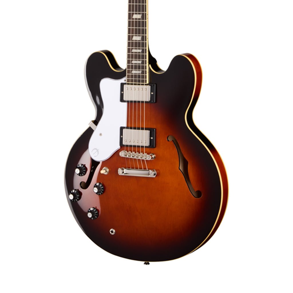 Epiphone Bonehead Riviera Left Handed - Dark Tobacco Burst Electric Guitars Sky Music