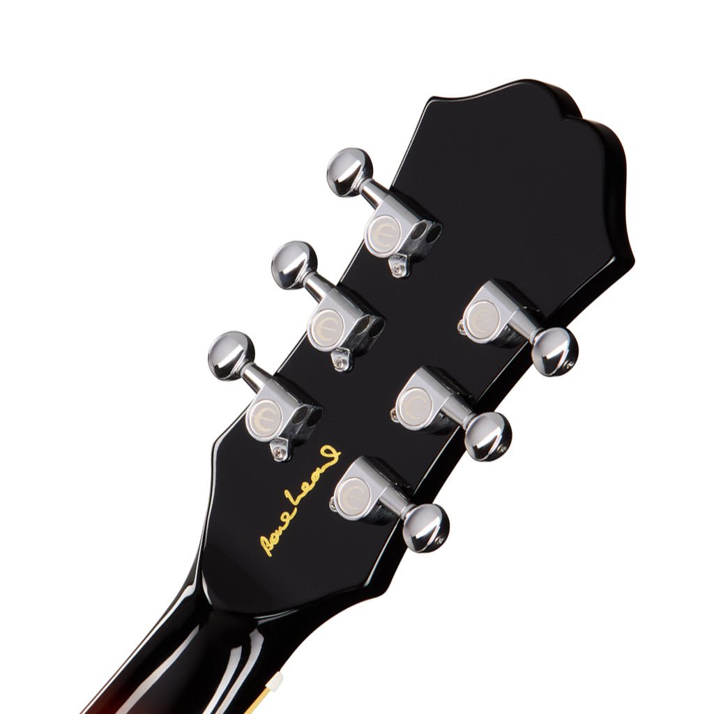 Epiphone Bonehead Riviera Left Handed - Dark Tobacco Burst Electric Guitars Sky Music