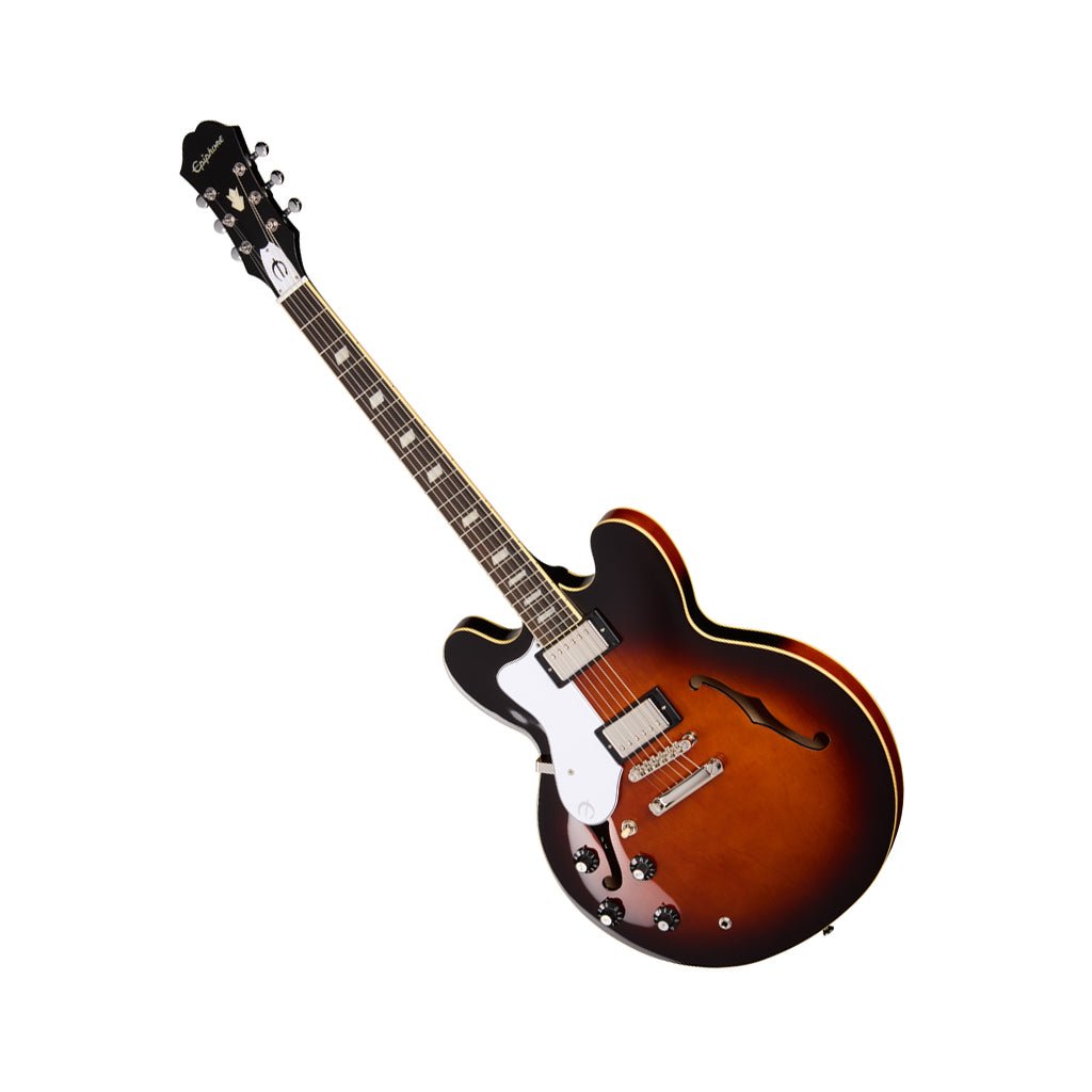 Epiphone Bonehead Riviera Left Handed - Dark Tobacco Burst Electric Guitars Sky Music