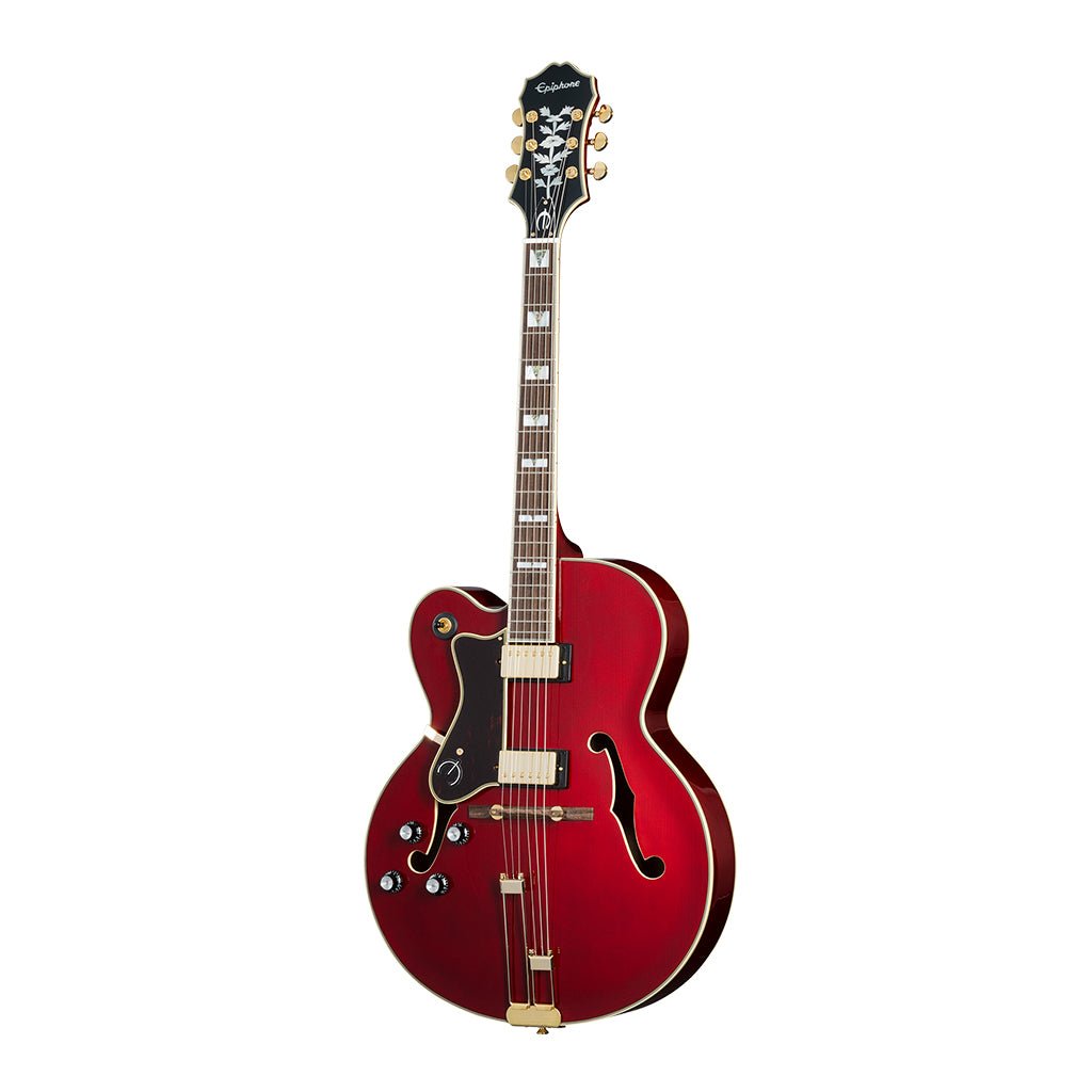 Epiphone Broadway Left-handed Hollowbody Electric Guitar - Wine Red Electric Guitars Sky Music