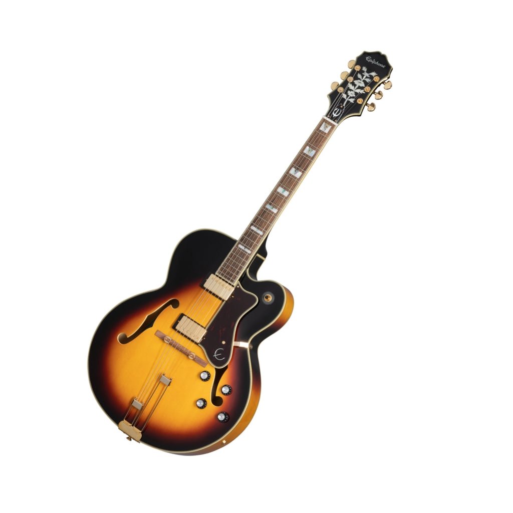 Epiphone Broadway Rosewood Fingerboard Electric Guitar - Vintage Sunburst Electric Guitars Sky Music