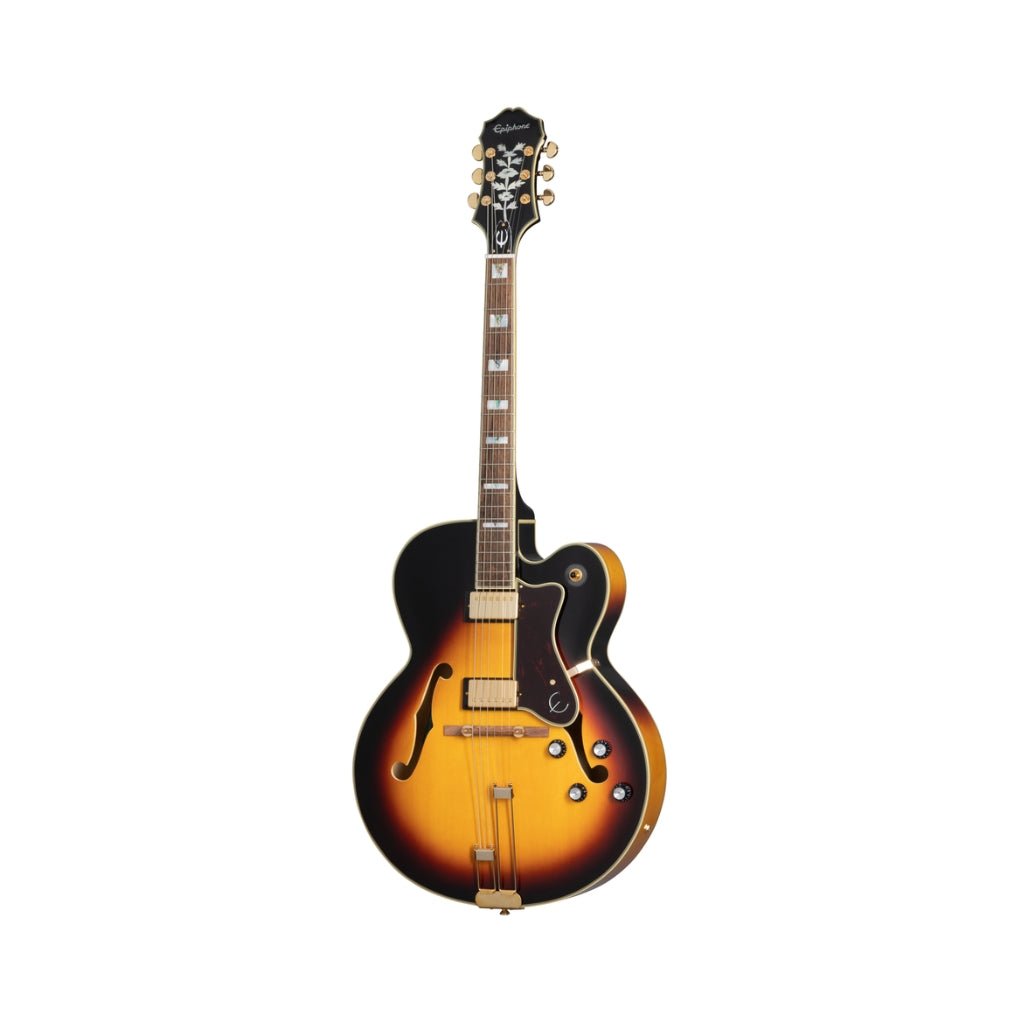 Epiphone Broadway Rosewood Fingerboard Electric Guitar - Vintage Sunburst Electric Guitars Sky Music