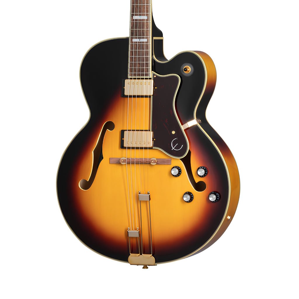 Epiphone Broadway Rosewood Fingerboard Electric Guitar - Vintage Sunburst Electric Guitars Sky Music