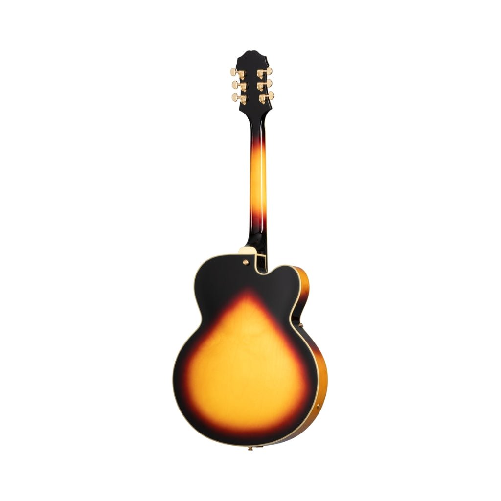 Epiphone Broadway Rosewood Left-handed Hollowbody Electric Guitar - Vintage Sunburst Electric Guitars Sky Music