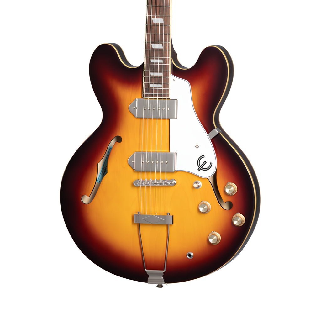 Epiphone Casino Rosewood Fingerboard Hollowbody Electric Guitar - Vintage Sunburst Electric Guitars Sky Music