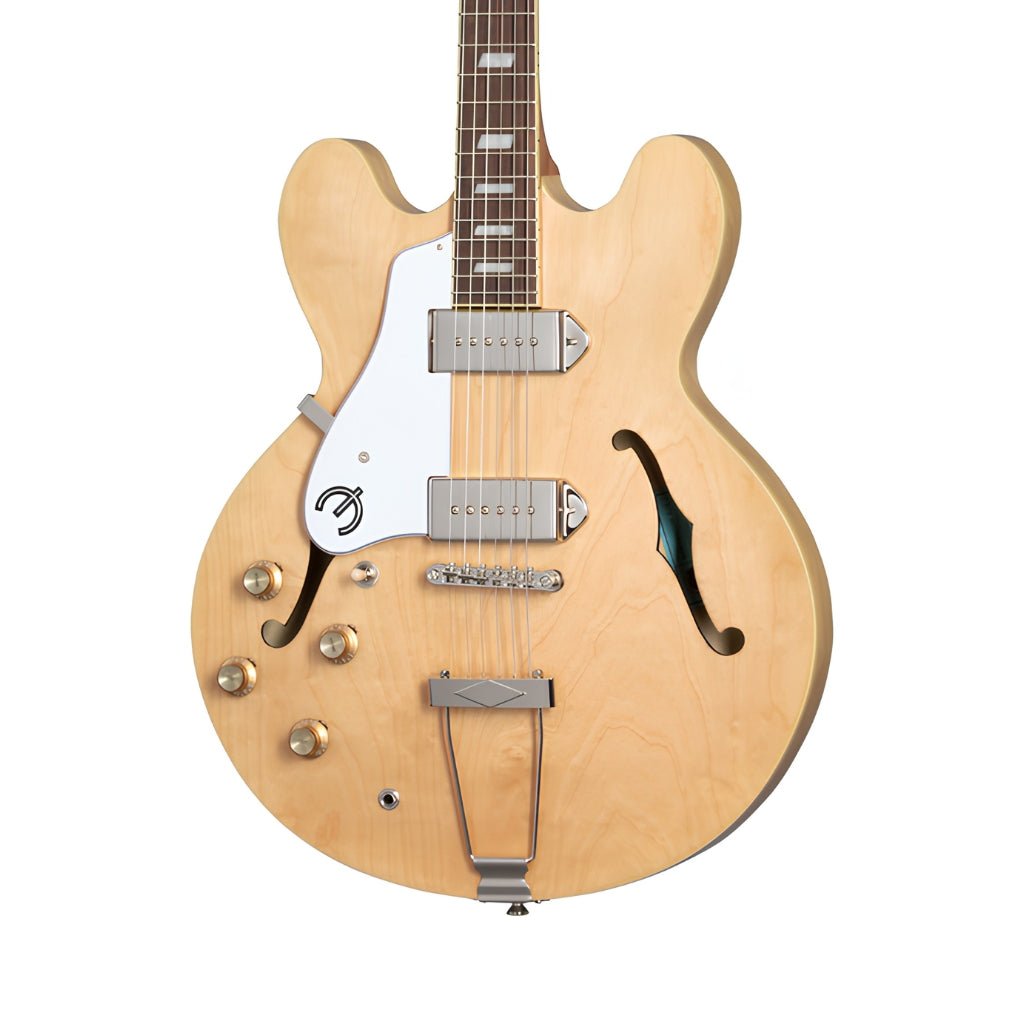 Epiphone Casino Rosewood Left Handed Hollowbody Electric Guitar - Natural Electric Guitars Sky Music