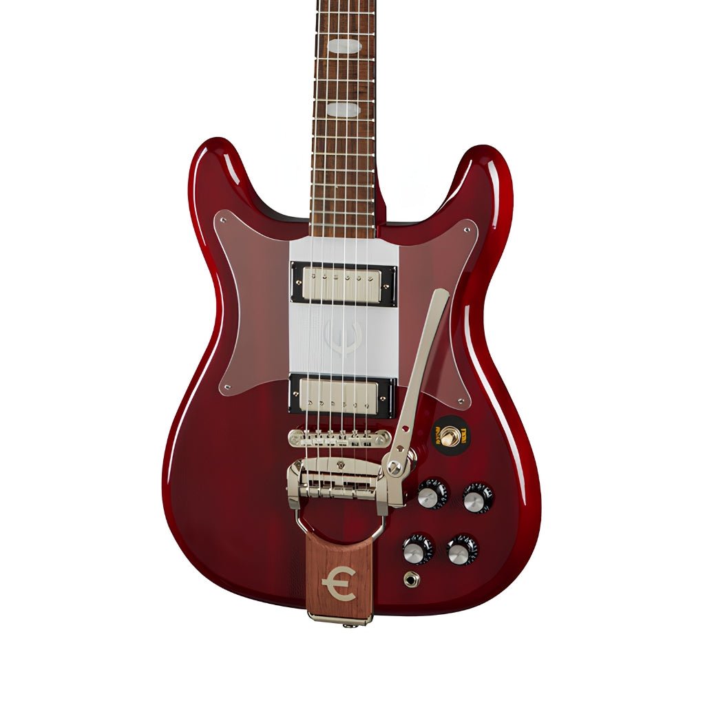 Epiphone Cretswood Custom Tremotone Rosewood Electric Guitar - Cherry Electric Guitars Sky Music