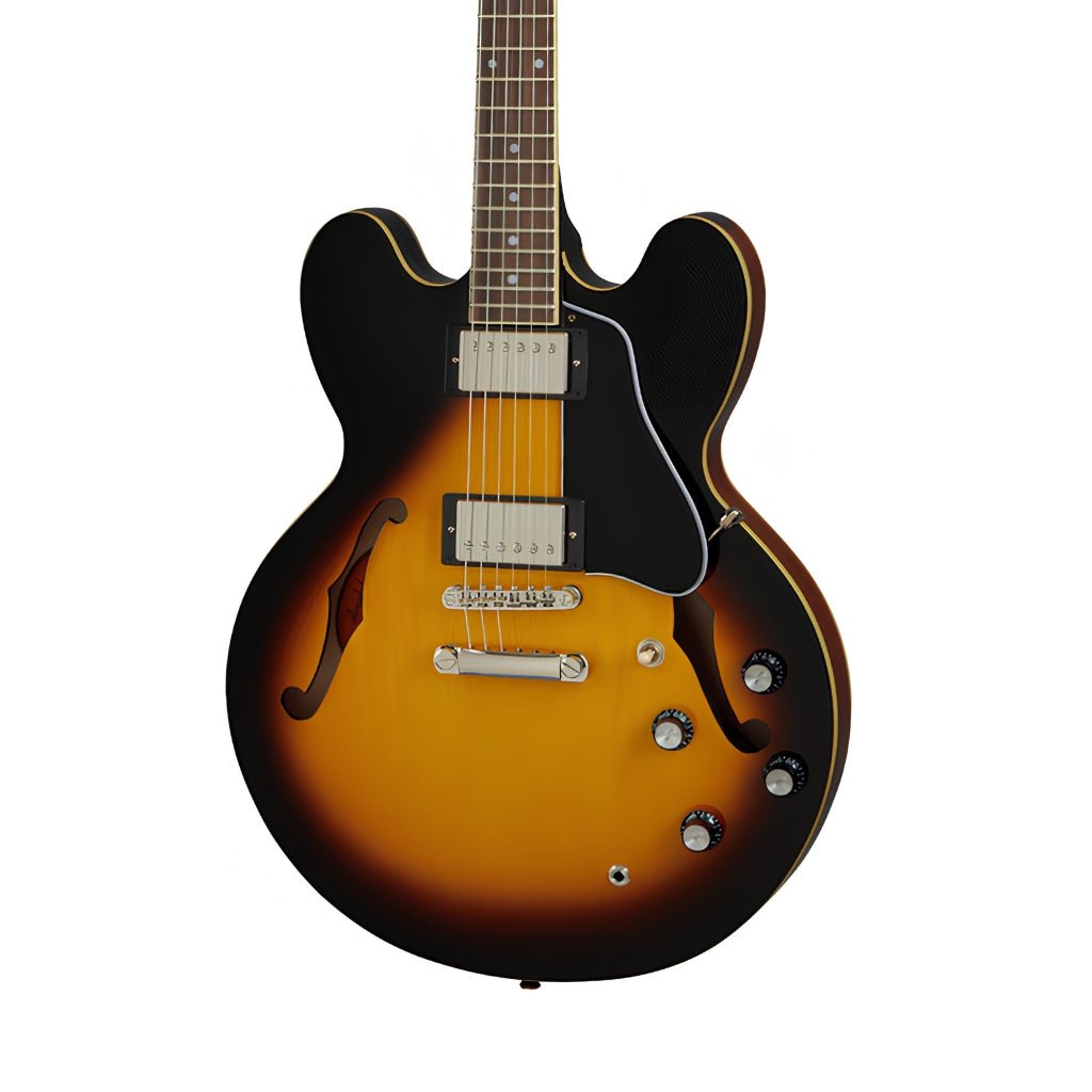 Epiphone ES-335 Rosewood Semi-Hollow Electric Guitar - Vintage Sunburst Electric Guitars Sky Music