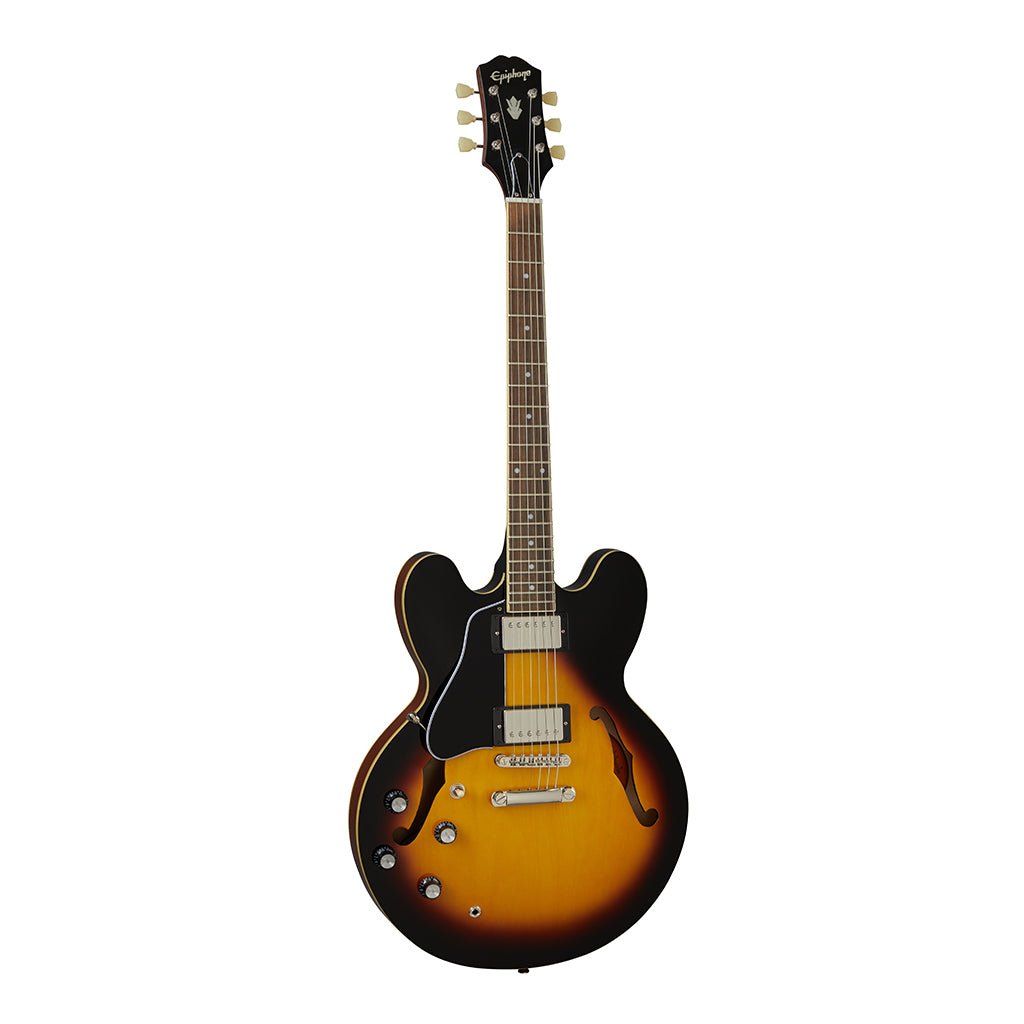Epiphone ES335 Rosewood Left Handed Semi-Hollow Electric Guitar - Vintage Sunburst Electric Guitars Sky Music