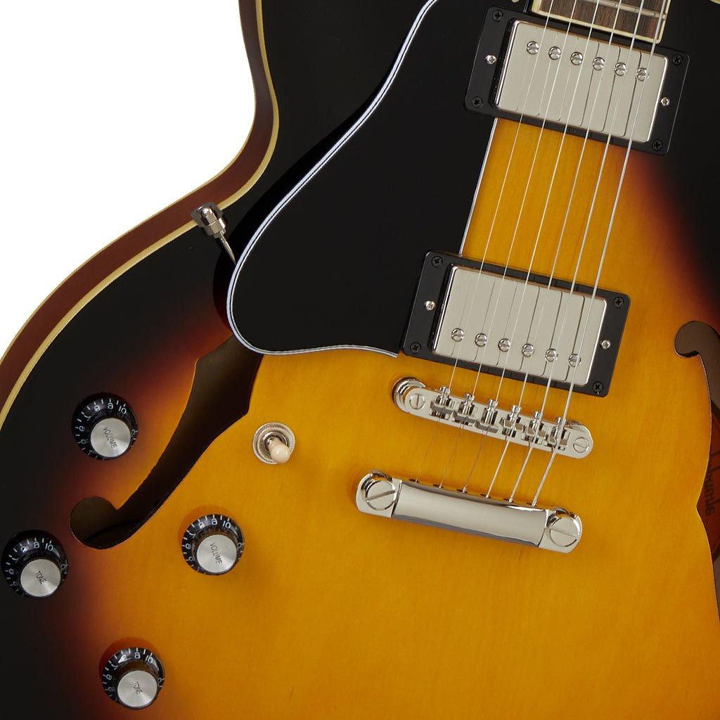 Epiphone ES335 Rosewood Left Handed Semi-Hollow Electric Guitar - Vintage Sunburst Electric Guitars Sky Music