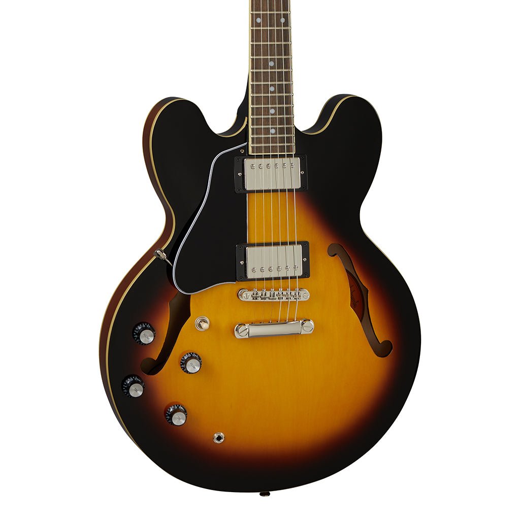 Epiphone ES335 Rosewood Left Handed Semi-Hollow Electric Guitar - Vintage Sunburst Electric Guitars Sky Music