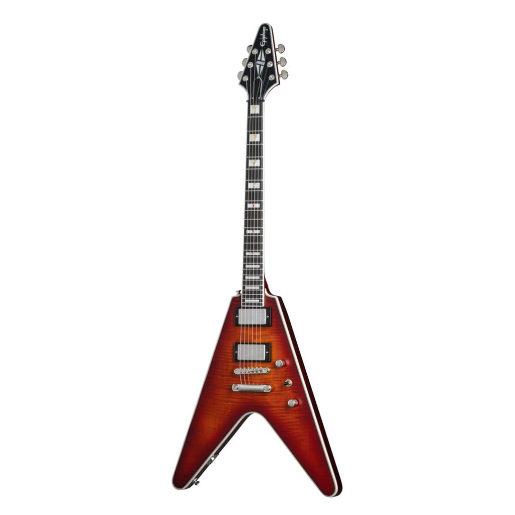 Epiphone Flying V Prophecy - Aged Bengal Tiger Burst Electric Guitars Sky Music
