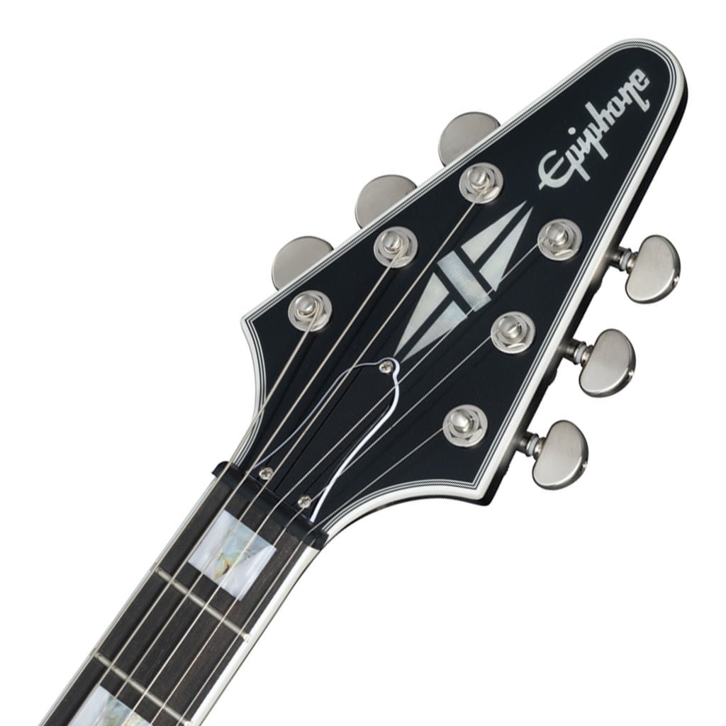 Epiphone Flying V Prophecy - Aged Jet Black Metallic Electric Guitars Sky Music