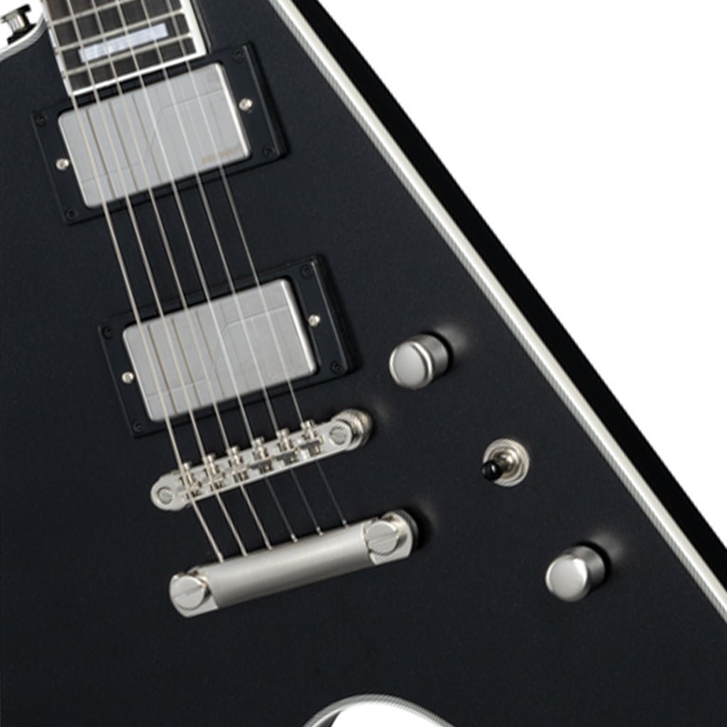 Epiphone Flying V Prophecy - Aged Jet Black Metallic Electric Guitars Sky Music