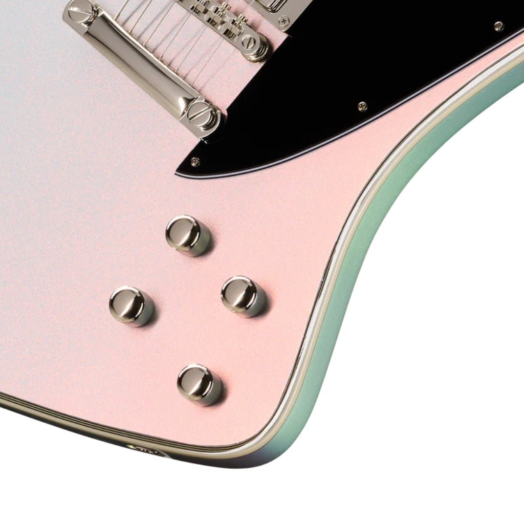 Epiphone Futura Firebird Custom Electric Guitar - Quicksilver Shift Electric Guitars Sky Music