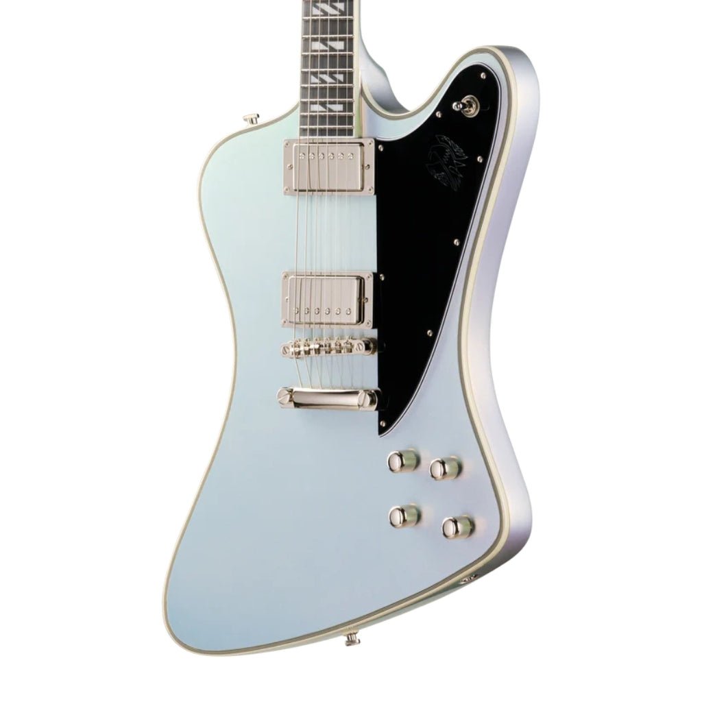 Epiphone Futura Firebird Custom Electric Guitar - Quicksilver Shift Electric Guitars Sky Music