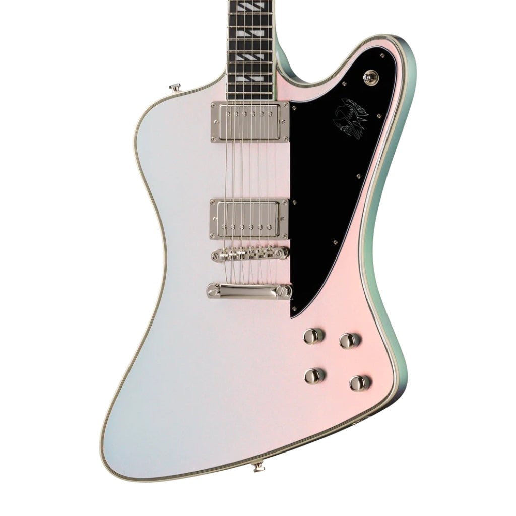 Epiphone Futura Firebird Custom Electric Guitar - Quicksilver Shift Electric Guitars Sky Music