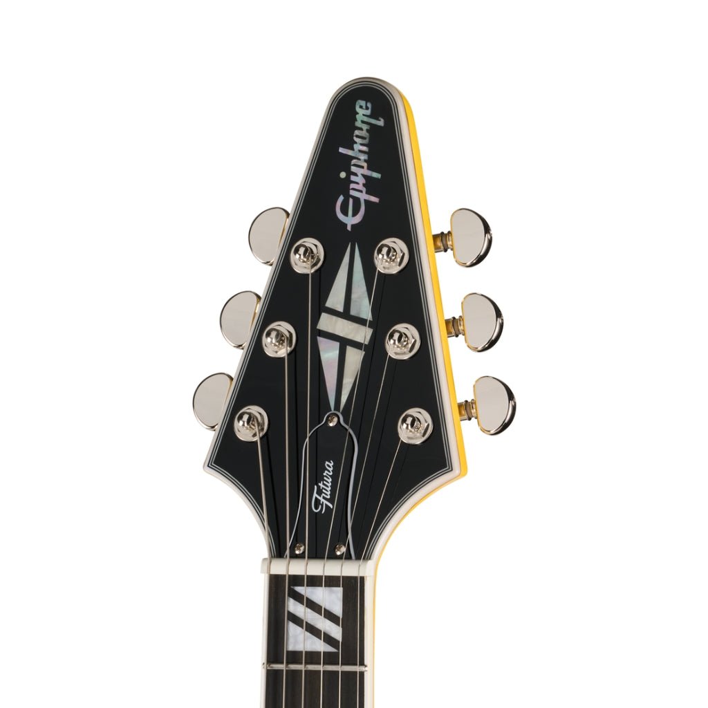 Epiphone Futura Flying V Custom Electric Guitar - Solaris Shift Electric Guitars Sky Music