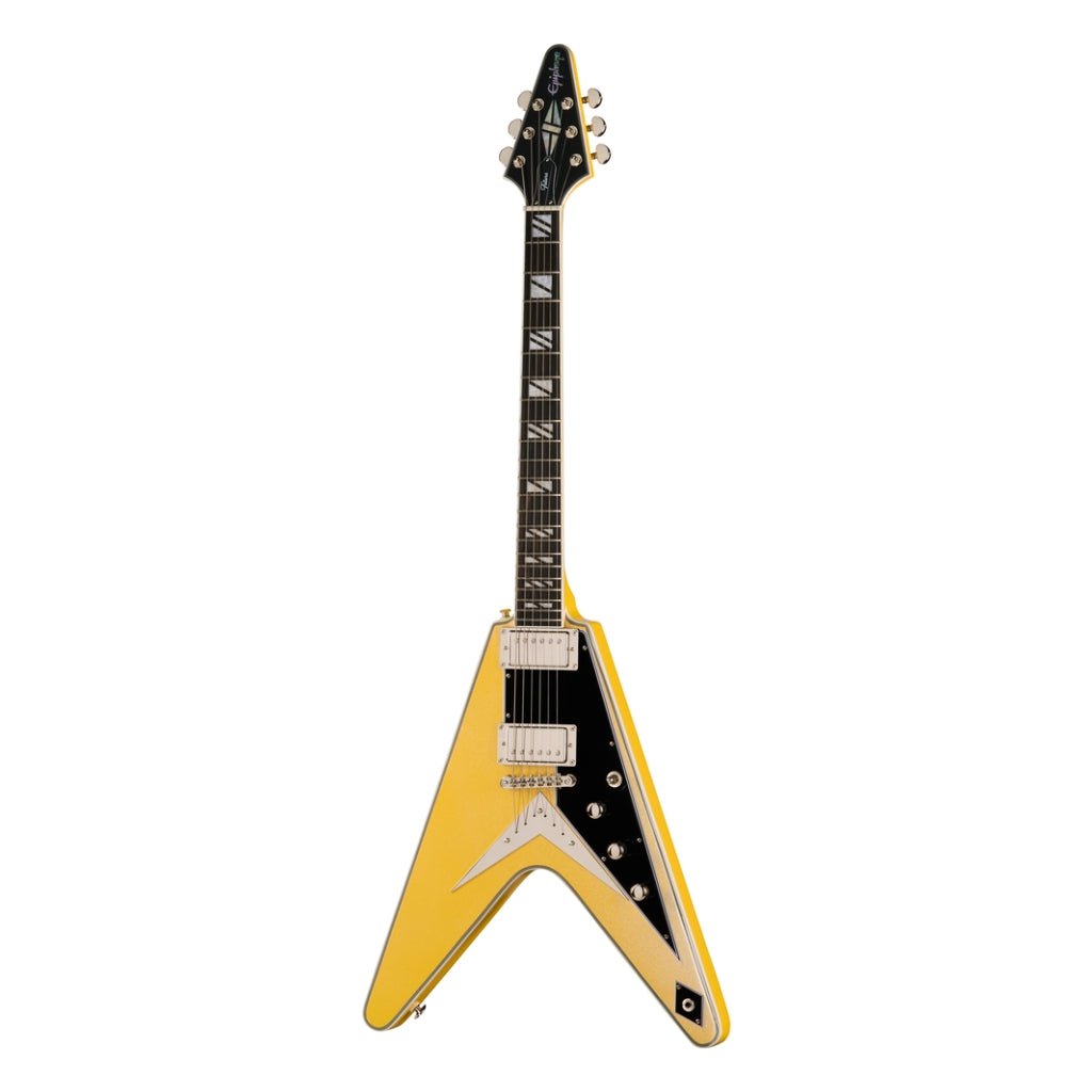 Epiphone Futura Flying V Custom Electric Guitar - Solaris Shift Electric Guitars Sky Music