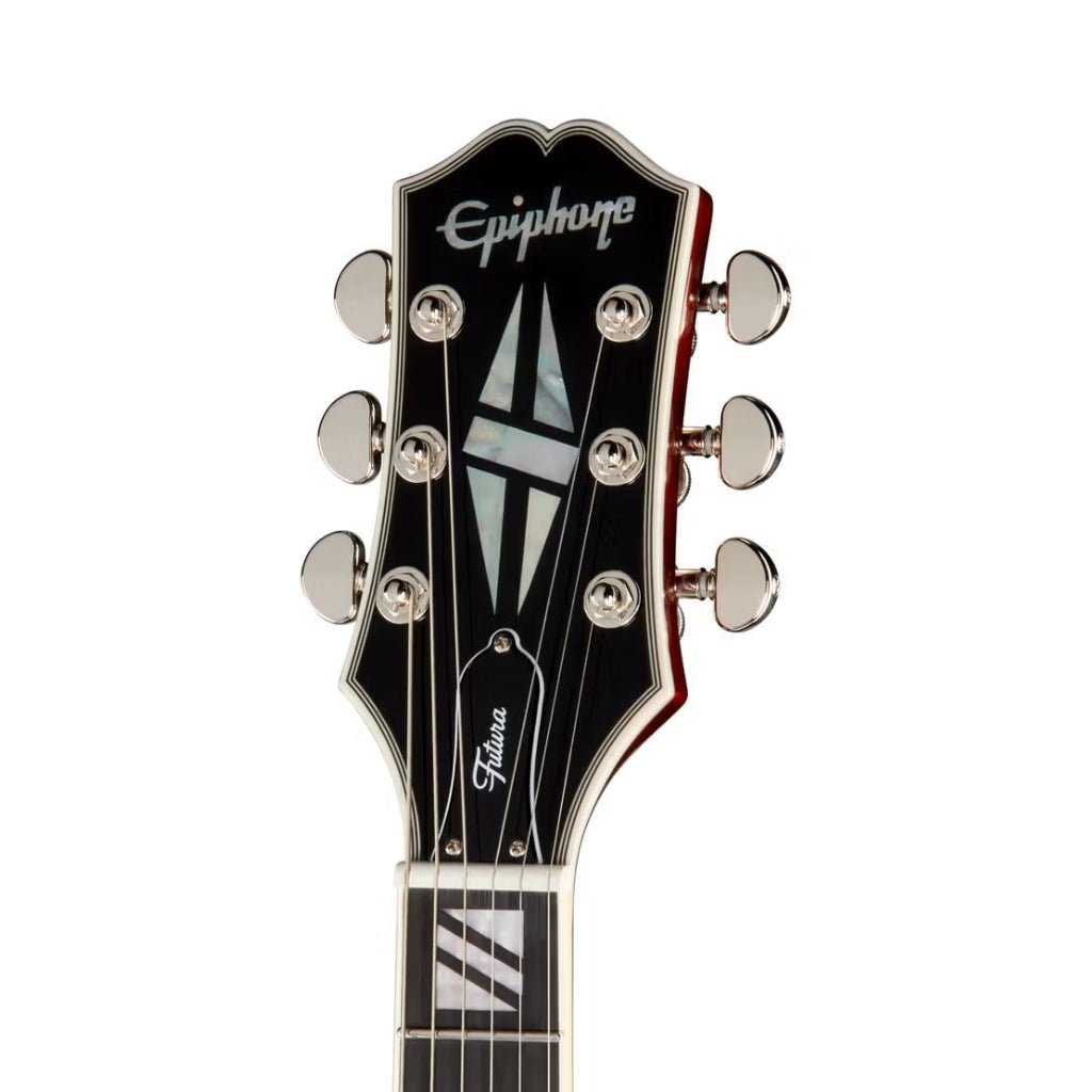 Epiphone Futura Les Paul Custom Electric Guitar - Midnight Ember Shift Electric Guitars Sky Music