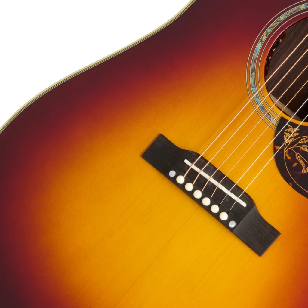 Epiphone Hummingbird Deluxe EC Acoustic-Electric Guitar - Autumn Burst Acoustic Guitars Sky Music