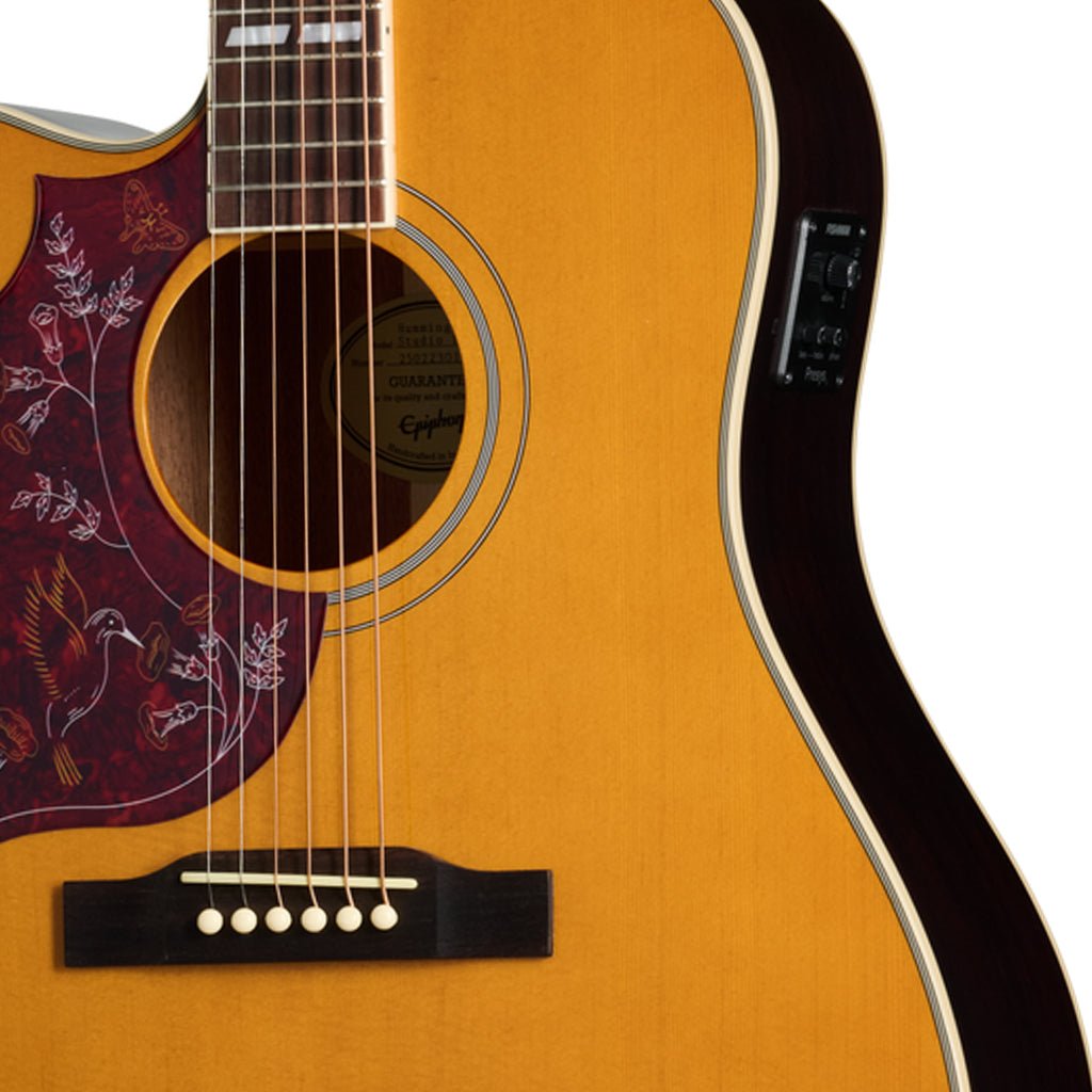 Epiphone Hummingbird Studio EC Left Handed - Natural Acoustic Guitars Sky Music