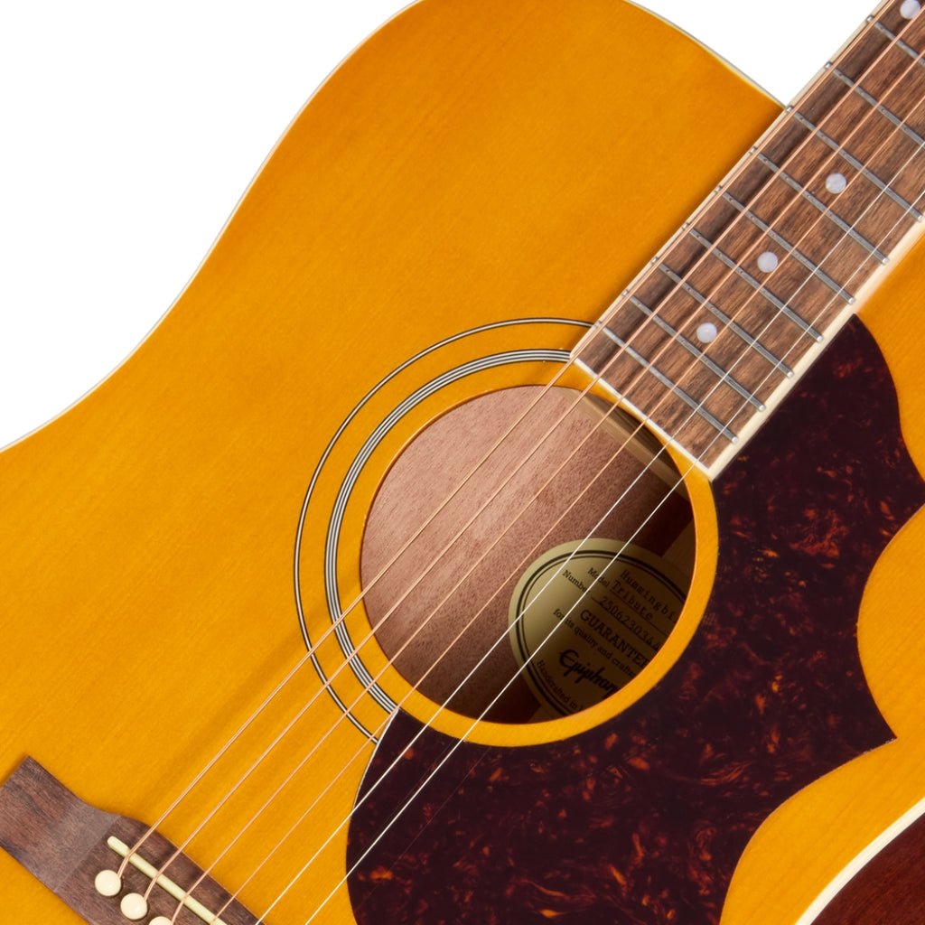 Epiphone Hummingbird Tribute Acoustic-Electric Guitar - Antique Natural Acoustic Guitars Sky Music