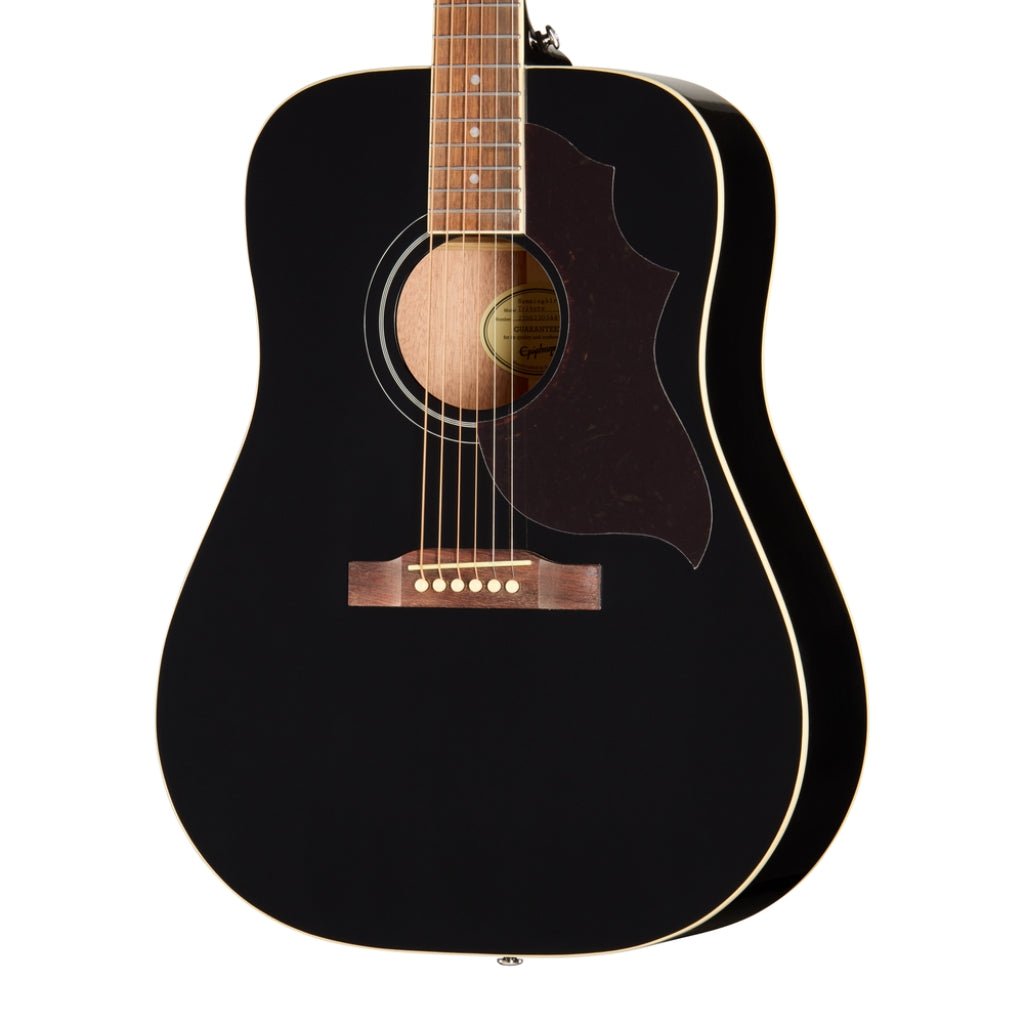 Epiphone Hummingbird Tribute Acoustic-Electric Guitar - Ebony Acoustic Guitars Sky Music