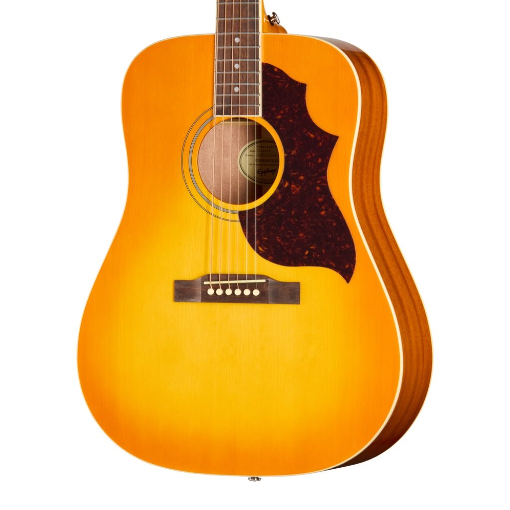 Epiphone Hummingbird Tribute Acoustic-Electric Guitar - Heritage Cherry Burst Acoustic Guitars Sky Music