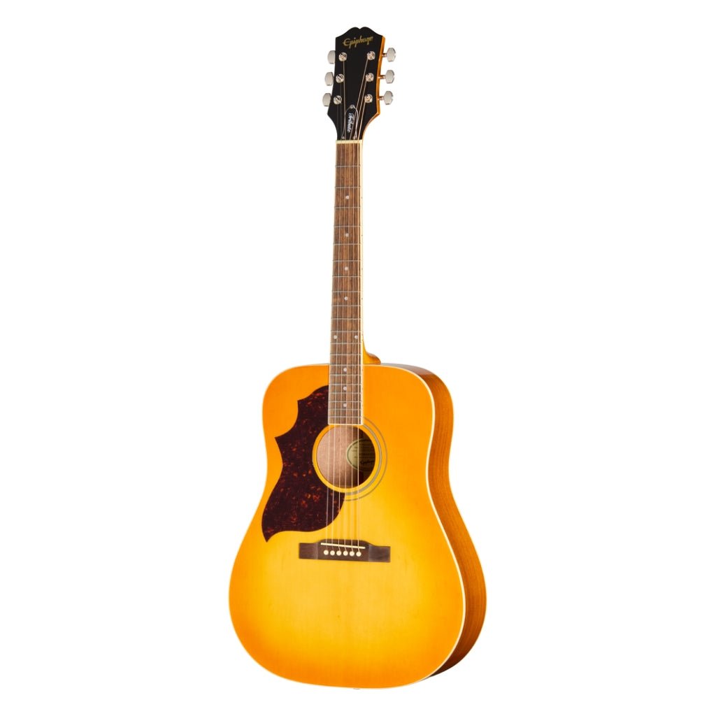 Epiphone Hummingbird Tribute Left Handed Acoustic-Electric Guitar - Heritage Cherry Burst Acoustic Guitars Sky Music