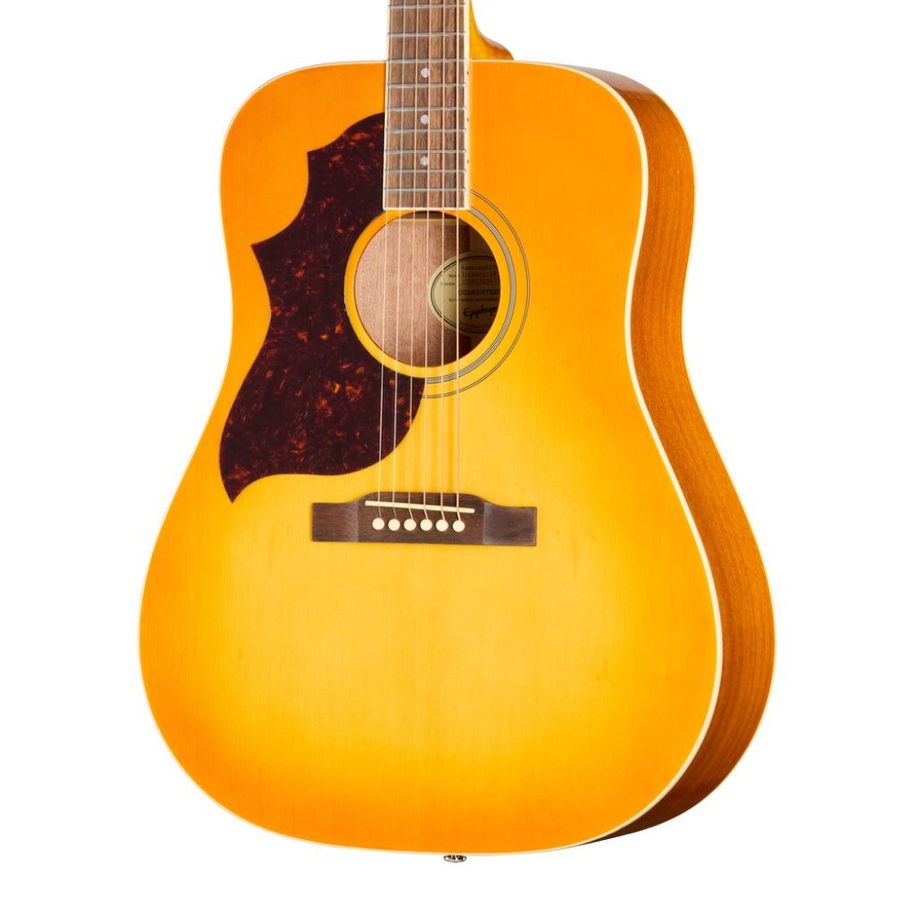 Epiphone Hummingbird Tribute Left Handed Acoustic-Electric Guitar - Heritage Cherry Burst Acoustic Guitars Sky Music