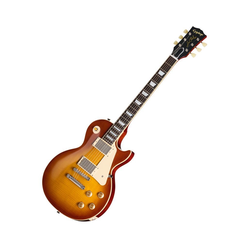 Epiphone Inspired by Gibson Custom 1959 Les Paul Standard Electric Guitar - Golden Poppy Burst Electric Guitars Sky Music