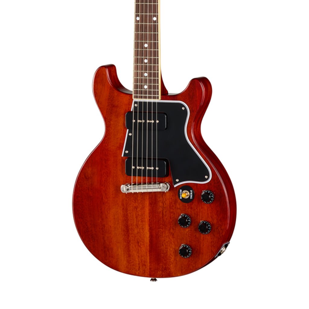 Epiphone Inspired by Gibson Custom 1960 Les Paul Special Double Cut Electric Guitar - Cherry Electric Guitars Sky Music