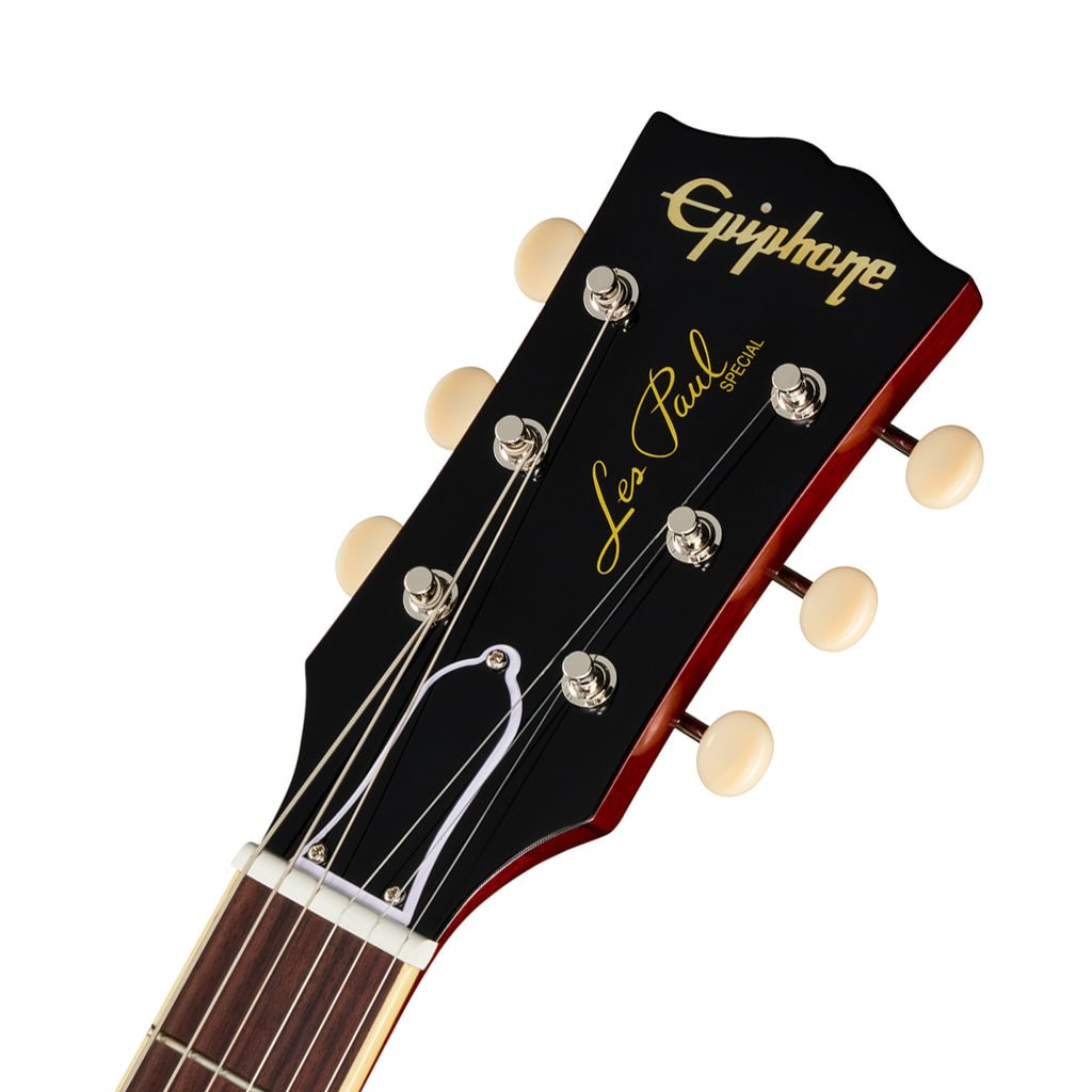 Epiphone Inspired by Gibson Custom 1960 Les Paul Special Double Cut Electric Guitar - Cherry Electric Guitars Sky Music