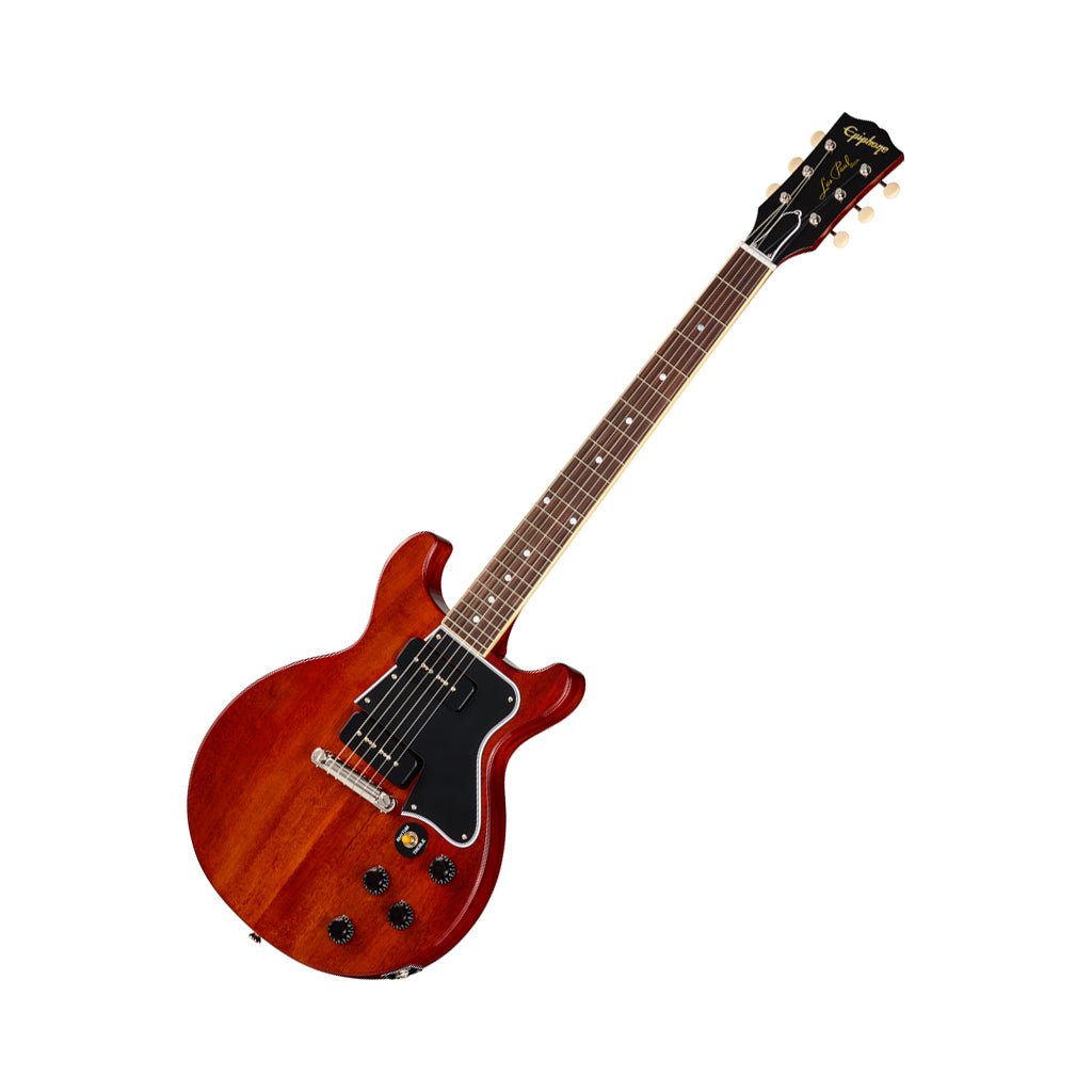 Epiphone Inspired by Gibson Custom 1960 Les Paul Special Double Cut Electric Guitar - Cherry Electric Guitars Sky Music