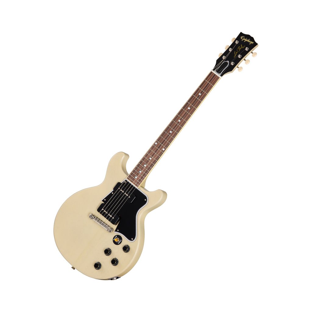 Epiphone Inspired by Gibson Custom 1960 Les Paul Special Double Cut Electric Guitar - TV White Electric Guitars Sky Music