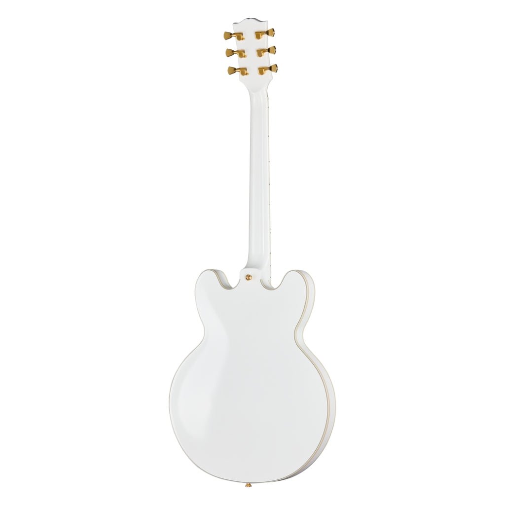 Epiphone Inspired By Gibson Custom Alex Lifeson 1976 ES-355 Electric Guitar - Alpine White Electric Guitars Sky Music