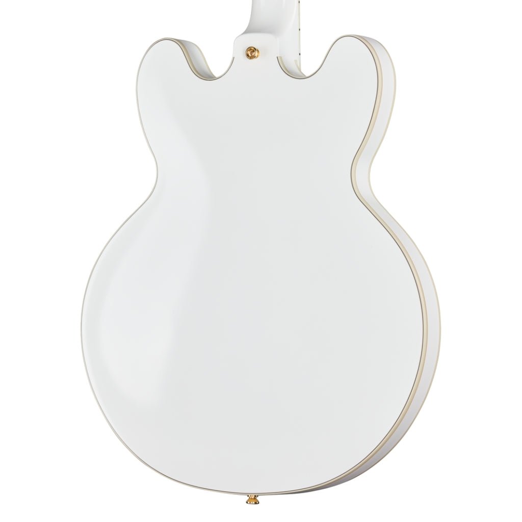 Epiphone Inspired By Gibson Custom Alex Lifeson 1976 ES-355 Electric Guitar - Alpine White Electric Guitars Sky Music